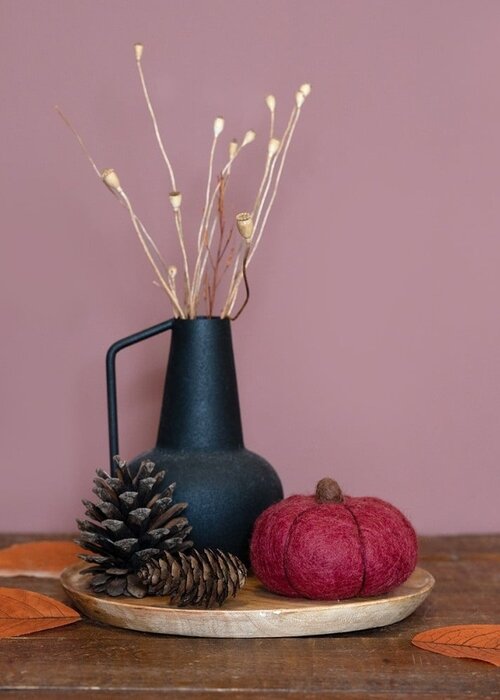 Sjaal met Verhaal Pompoen Large Bordeaux - Sjaal met een Verhaal