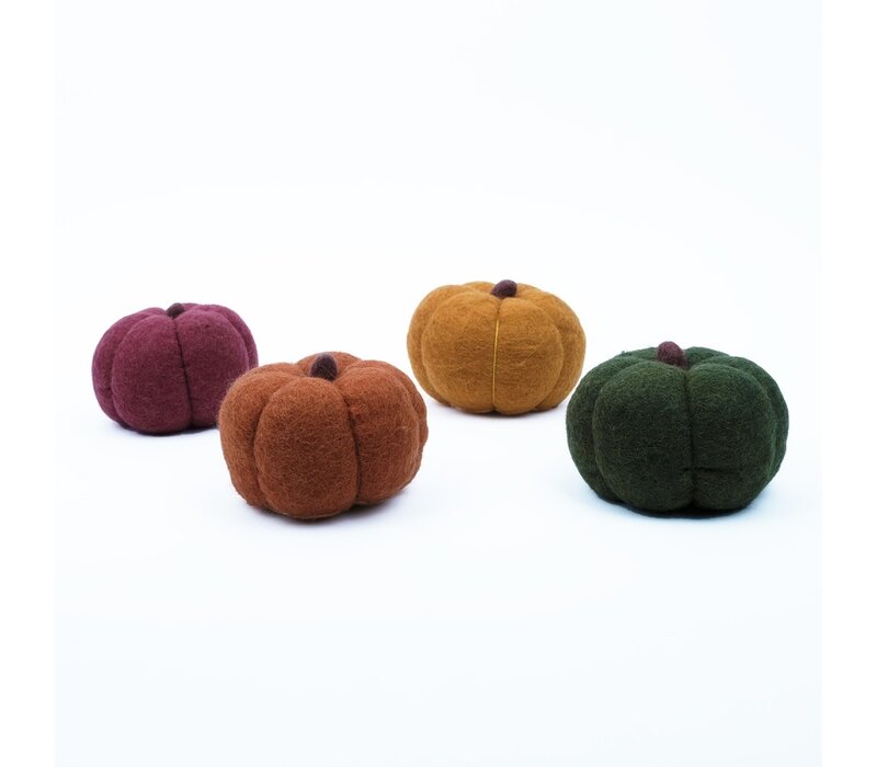 Sjaal met een Verhaal - Pompoen Large Okergeel