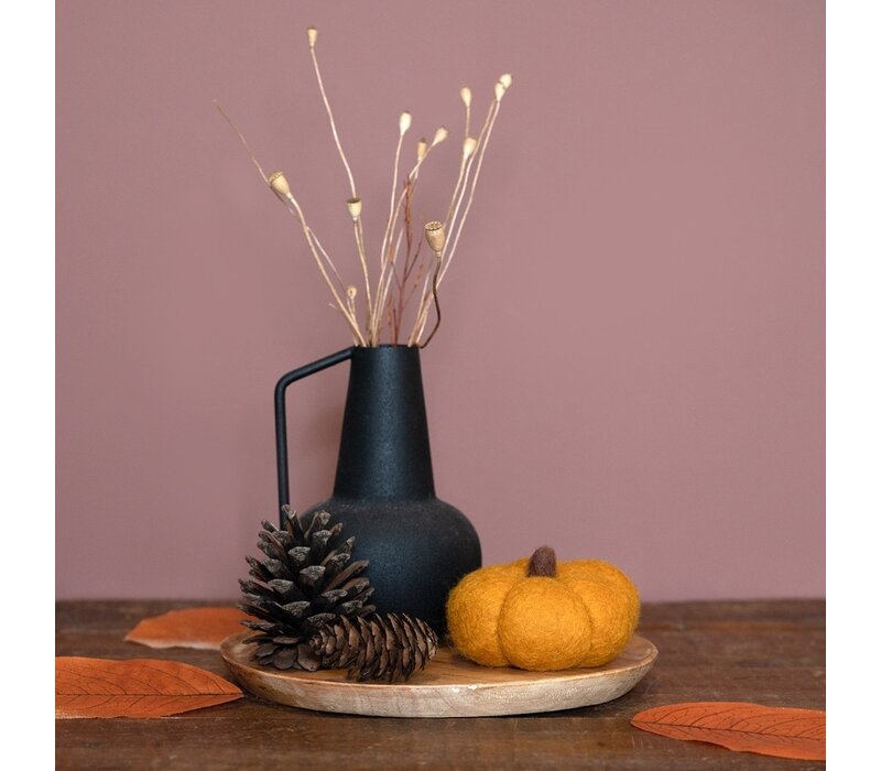 Sjaal met een Verhaal - Pompoen Large Okergeel