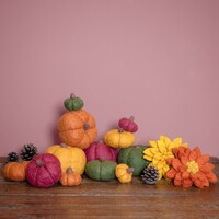 Sjaal met een Verhaal - Pompoen Large Donkergroen