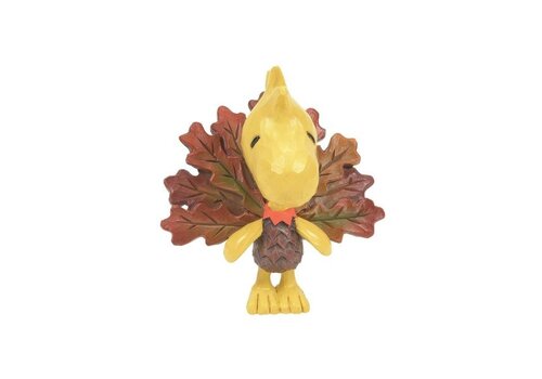 Peanuts by Jim Shore Woodstock Turkey Mini (PRE-ORDER) - Peanuts by Jim Shore