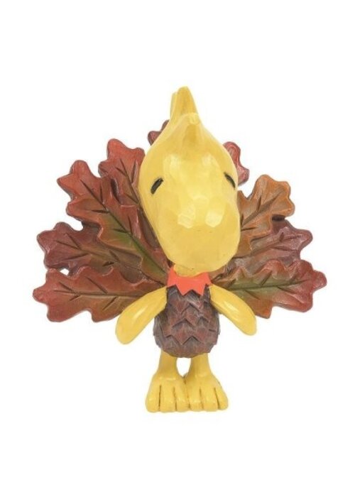 Peanuts by Jim Shore Woodstock Turkey Mini - Peanuts by Jim Shore