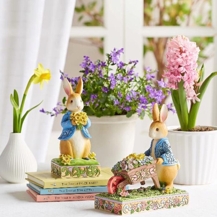 Beatrix Potter by Jim Shore - Peter Rabbit with Daffodils