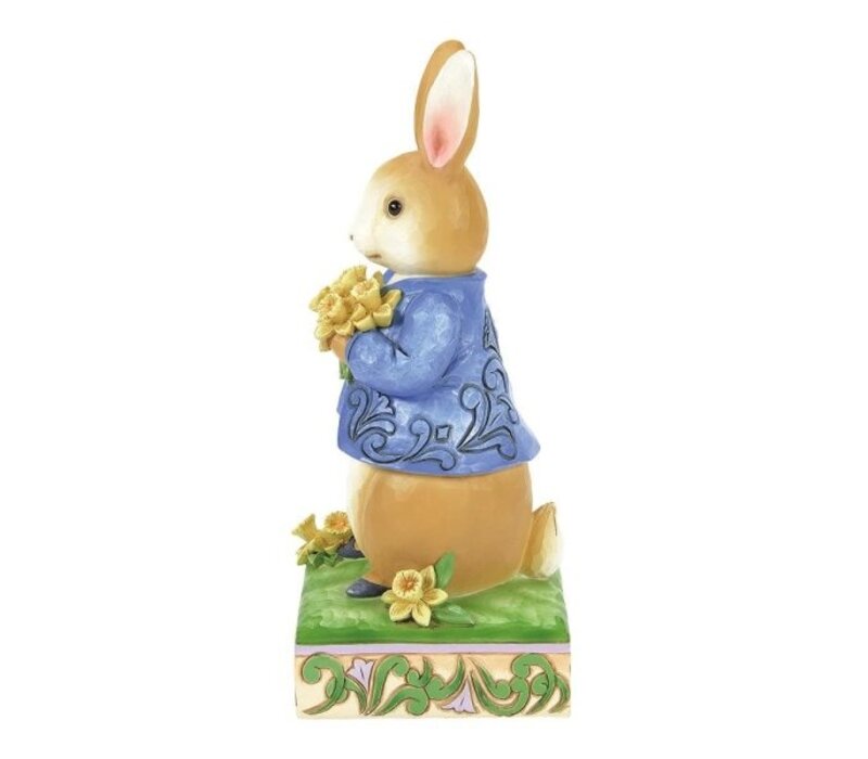 Beatrix Potter by Jim Shore - Peter Rabbit with Daffodils - Jim