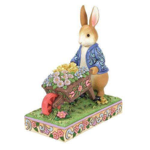 Peter Rabbit with Wheelbarrow  - Beatrix Potter by Jim Shore 