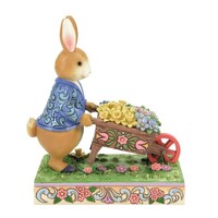 Beatrix Potter by Jim Shore - Peter Rabbit with Wheelbarrow