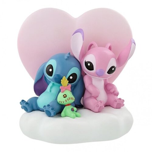 Light up Stitch and Angel Scene - Disney Showcase Collection 