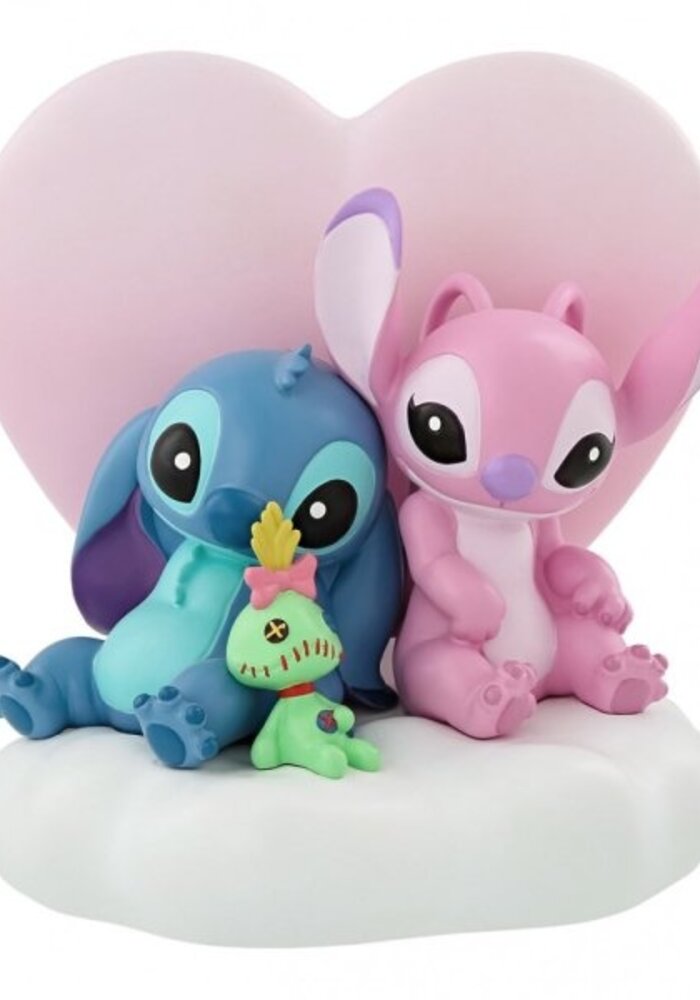 Disney Showcase Collection - Light up Stitch and Angel Scene