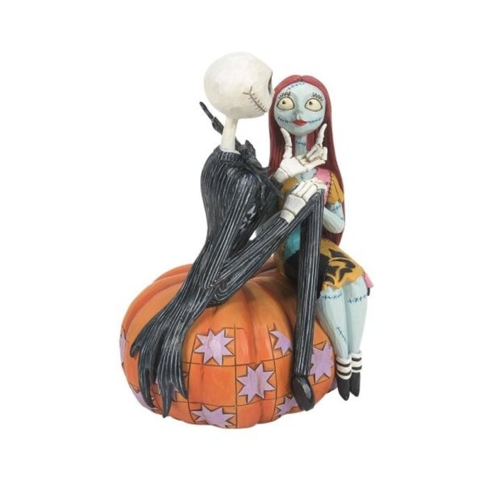Disney Traditions - Jack and Sally on a Pumpkin