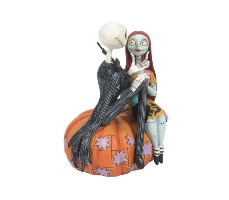 Disney Traditions - Jack and Sally on a Pumpkin (PRE-ORDER)