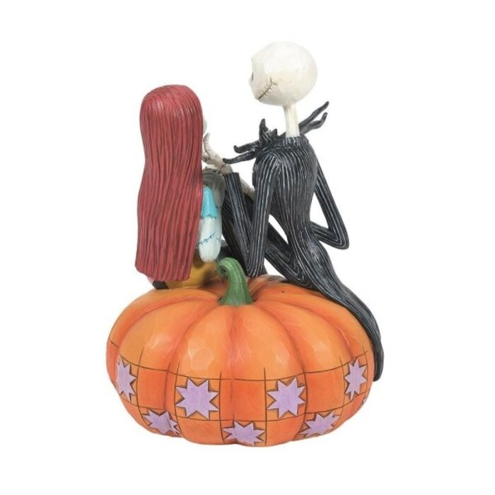Disney Traditions - Jack and Sally on a Pumpkin