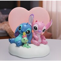 Disney Showcase Collection - Light up Stitch and Angel Scene