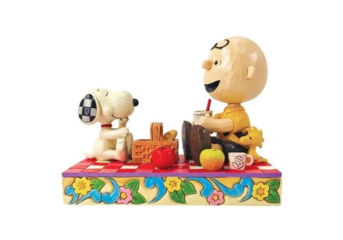 Peanuts by Jim Shore Snoopy, Woodstock and Charlie Brown Picnic - Peanuts by Jim Shore
