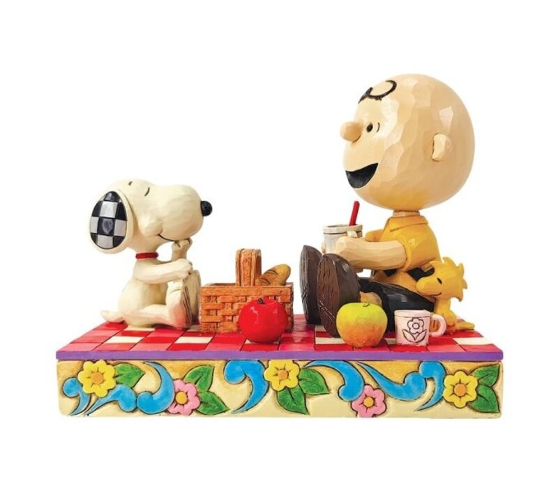 Peanuts by Jim Shore - Snoopy, Woodstock and Charlie Brown Picnic