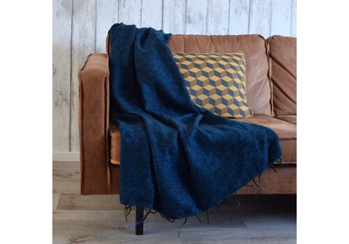 Sjaal met Verhaal Plaid Petrol - Sjaal met een Verhaal