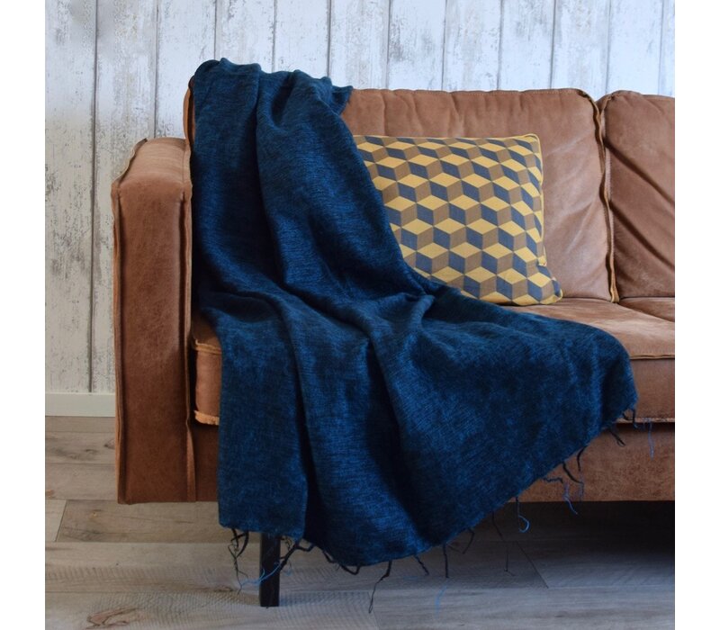 Sjaal met een Verhaal - Plaid Petrol