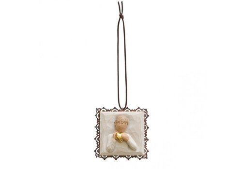 Willow Tree Heart of Gold Metal-edged Ornament - Willow Tree
