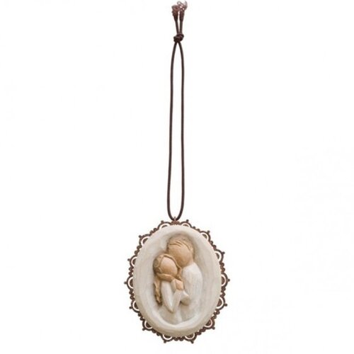 Embrace Metal-edged Ornament - Willow Tree 