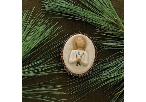 Willow Tree Remembrance Metal-edged Ornament - Willow Tree