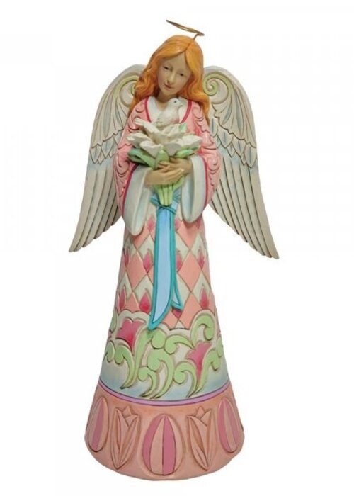 Heartwood Creek Angel with Easter Lilies and Doves - Heartwood Creek