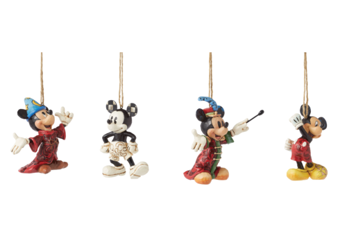 Disney Traditions Mickey Mouse 4 Pack Hanging Ornaments (PRE-ORDER) - Disney Traditions