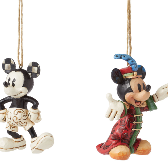 Disney Traditions - Mickey Mouse 4 Pack Hanging Ornaments