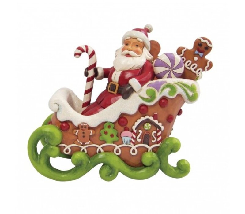 Heartwood Creek - Sharing Sweet Holiday Cheer (Santa LED Sled PRE-ORDER)