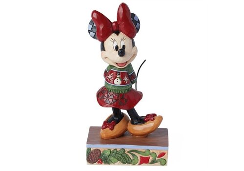 Disney Traditions Minnie Mouse in Ugly Sweater (PRE-ORDER) - Disney Traditions