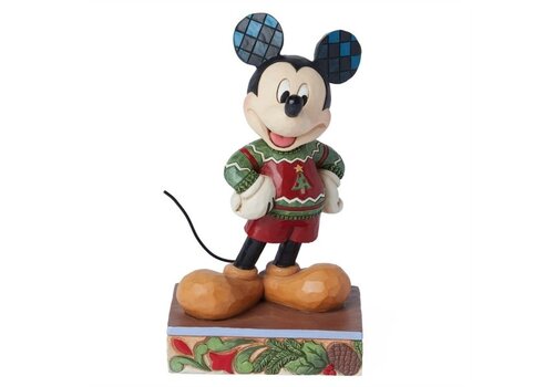 Disney Traditions Mickey Mouse in Ugly Sweater (PRE-ORDER) - Disney Traditions