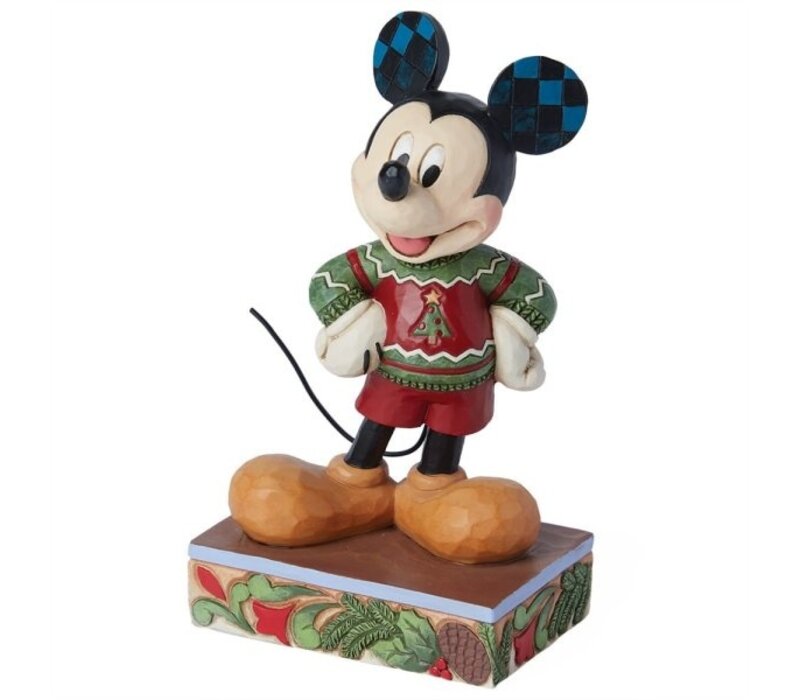 Disney Traditions - Mickey Mouse in Ugly Sweater (PRE-ORDER)