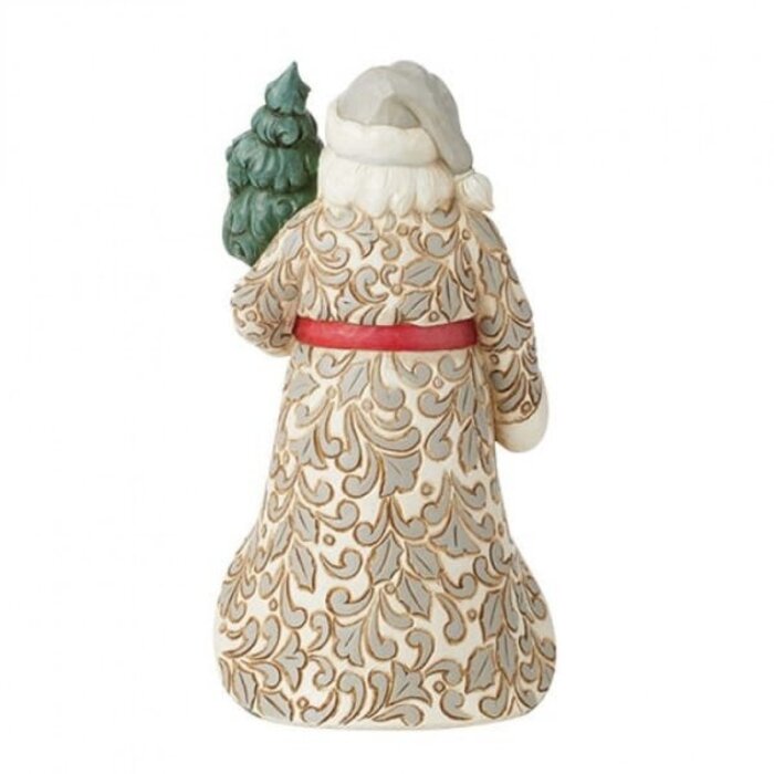 Heartwood Creek - Black & White Plaid Santa