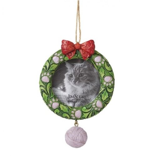 Cat Wreath Pet Hanging Ornament (PRE-ORDER) - Heartwood Creek 