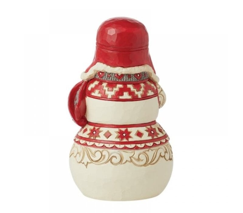 Heartwood Creek - Nordic Noel Snowman with Noel Sign (PRE-ORDER)