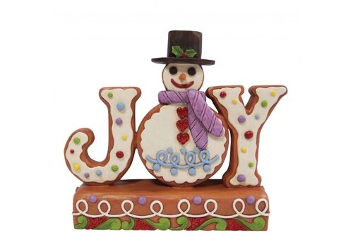 Heartwood Creek Gingerbread Snowman Joy Sign (PRE-ORDER) - Heartwood Creek