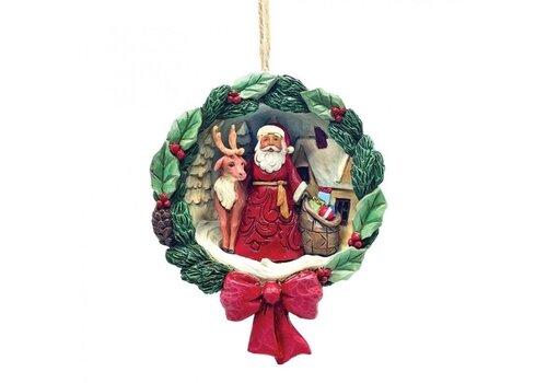 Heartwood Creek Santa Diorama Hanging Ornament (PRE-ORDER) - Heartwood Creek