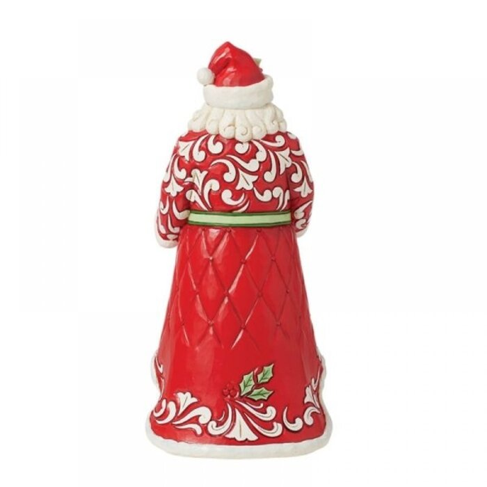 Heartwood Creek - Santa Figurine with Sisal Wreath