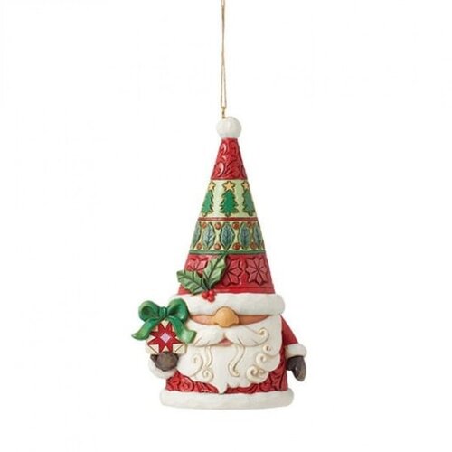 Santa Gnome Hanging Ornament - Heartwood Creek 