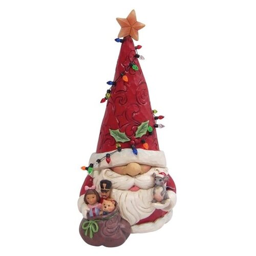 Santa Gnome with Lights (OP=OP!) - Heartwood Creek 