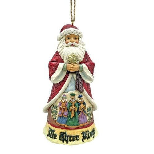 Santa Three Kings Hanging Ornament (PRE-ORDER) - Heartwood Creek 