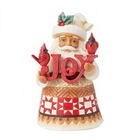 Heartwood Creek - Santa with Cardinals Pint Size Figurine (PRE-ORDER)