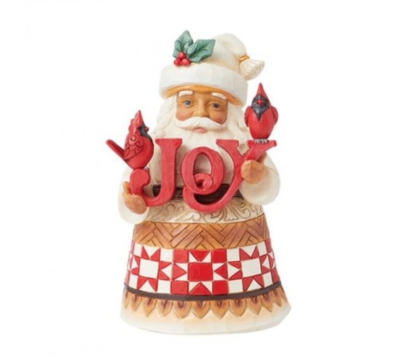 Heartwood Creek - Santa with Cardinals Pint Size Figurine (PRE-ORDER)