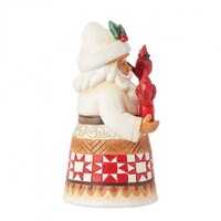 Heartwood Creek - Santa with Cardinals Pint Size Figurine (PRE-ORDER)