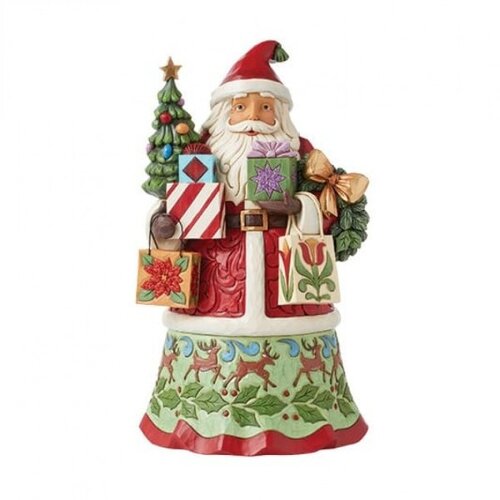 Santa with Gifts Figurine (PRE-ORDER) - Heartwood Creek 