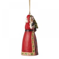 Heartwood Creek - Santa with Tree & Cane Hanging Ornament (PRE-ORDER)