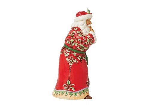 Heartwood Creek Shushing Santa Figurine (PRE-ORDER) - Heartwood Creek