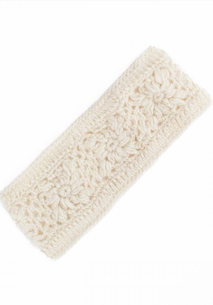 Sjaal met een Verhaal - Haarband Crème
