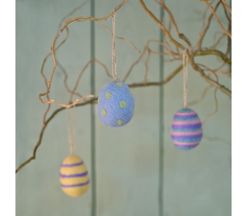 Sjaal met een Verhaal - Hanger Paasei Large (6 stuks)