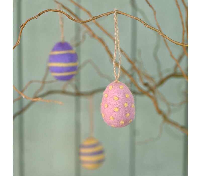 Sjaal met een Verhaal - Hanger Paasei Large (6 stuks)