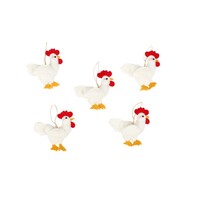 Sjaal met een Verhaal - Hanger Haan Wit