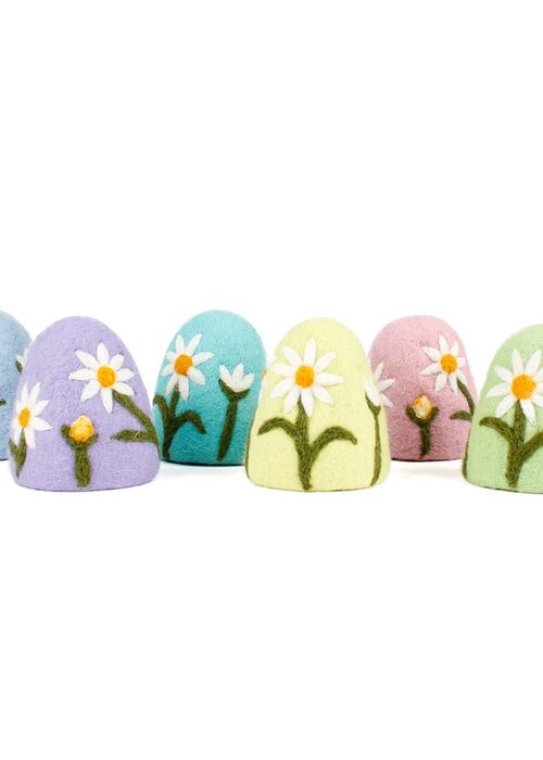 Sjaal met Verhaal Eiwarmer Margrietjes (6 stuks) - Sjaal met een Verhaal